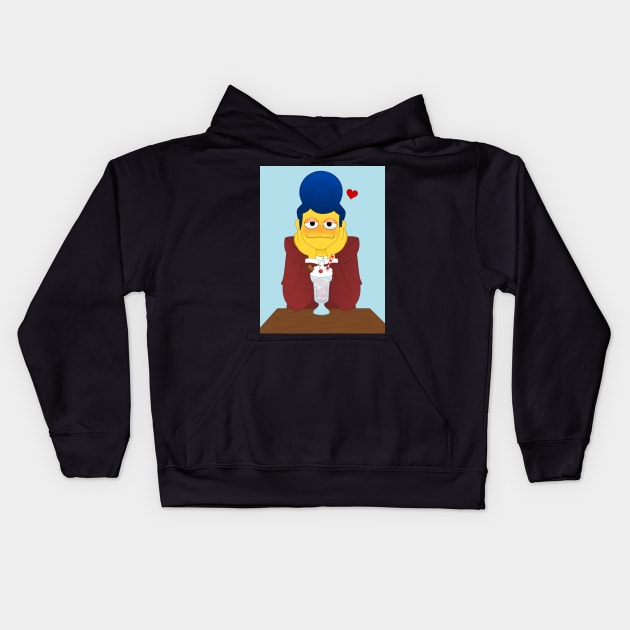 Wally Darling Kids Hoodie by BeanieBabe